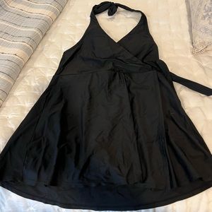 J. Crew Halter wrap Swim Dress EUC size 16